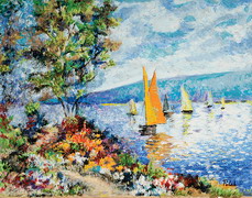 Sample for Serigraph on Board