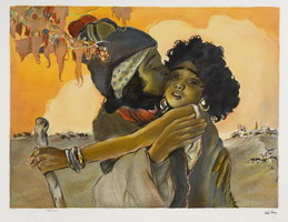 Jacob and Rachel by Abel Pann