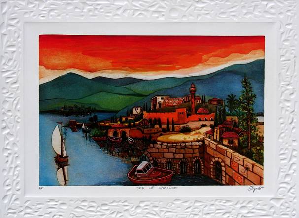 Sea of Galilee by Amram Ebgi