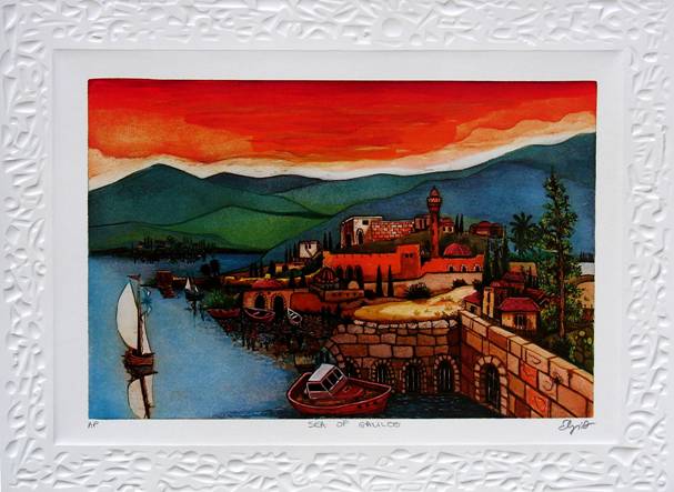 Sea of Galilee by Amram Ebgi