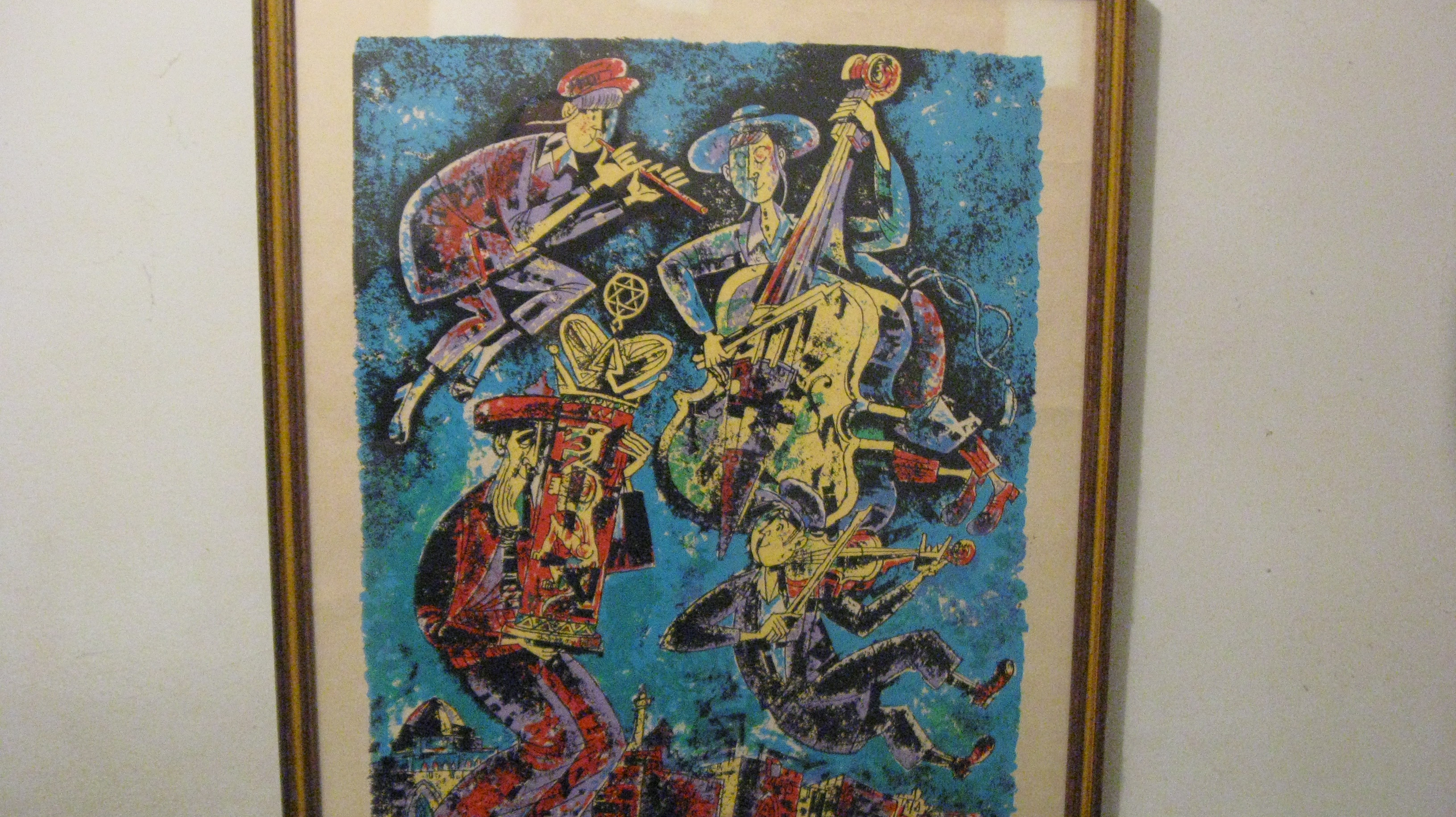 yossi stern lithograph- color by yossi stern